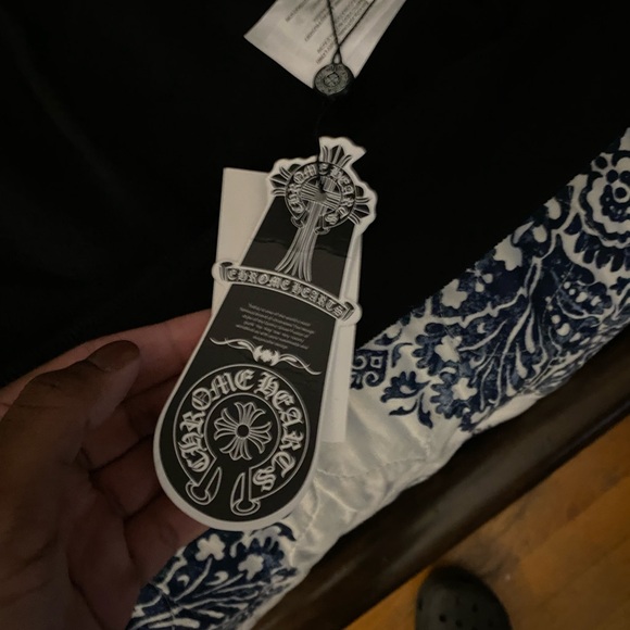 Chrome Hearts Black Hoodie with White Graphics - Picture 6 of 6